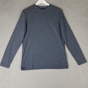 NEW Level Ten Shirt Adult Small Blue Long Sleeves Casual Pullover Crewneck Men's